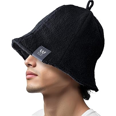 Amazon.co.jp: [ALAGAMO] サウナハット (ライトブラウン) : スポーツ